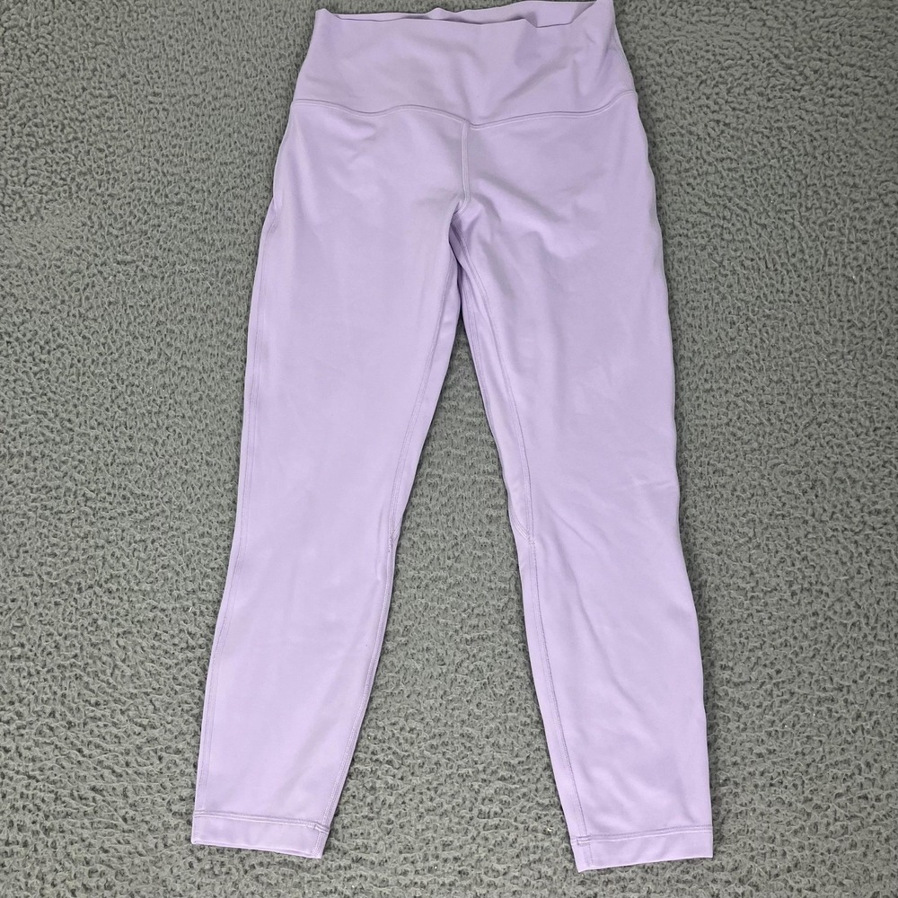 Lululemon Pants Womens 10 Purple Align High Rise Ankle Leggings Yoga Athletic